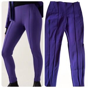 NWOT Athleta Sz 6P Glacier Snow Skinny Pant II Purple Ski Pants Water Repellent